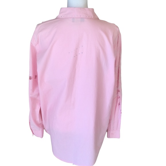 Vintage Pretty Things Long Sleeved Blouse. Embellishments On Front And Sleeves. - Picture 2 of 8